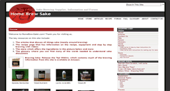 Desktop Screenshot of homebrewsake.com
